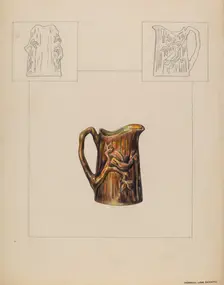 Pitcher (Individual Creamer), 1935/1942. Creator: Francis Law Durand