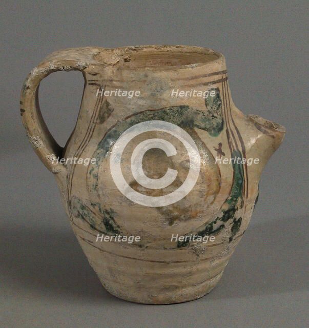 Pitcher, Italian, 14th century. Creator: Unknown.