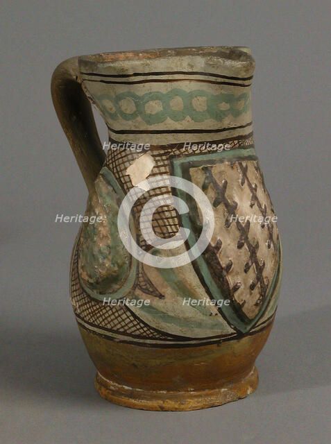 Pitcher, Italian, early 15th century. Creator: Unknown.