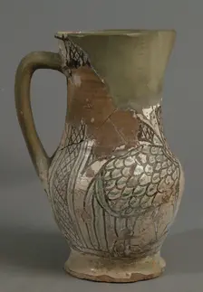 Pitcher, Italian, early 15th century. Creator: Unknown