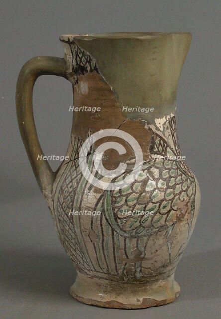 Pitcher, Italian, early 15th century. Creator: Unknown.