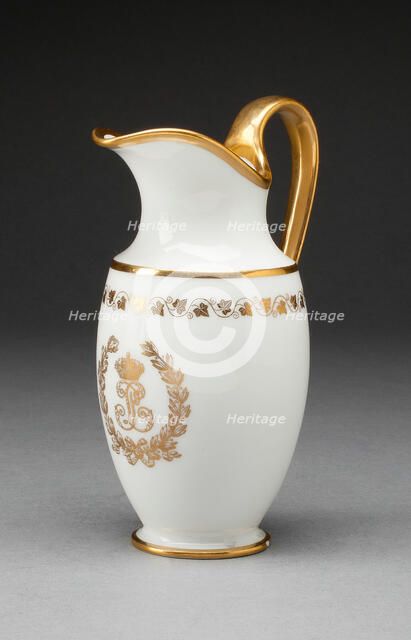 Pitcher, Sèvres, 1845. Creator: Sèvres Porcelain Manufactory.