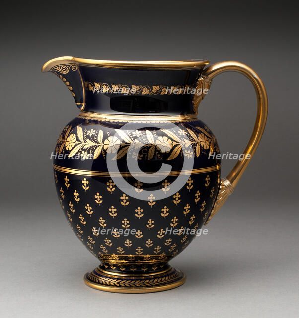 Pitcher, Sèvres, 1833. Creator: Sèvres Porcelain Manufactory.