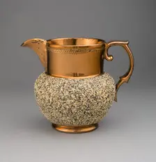 Pitcher, Staffordshire, 1810/20. Creator: Staffordshire Potteries