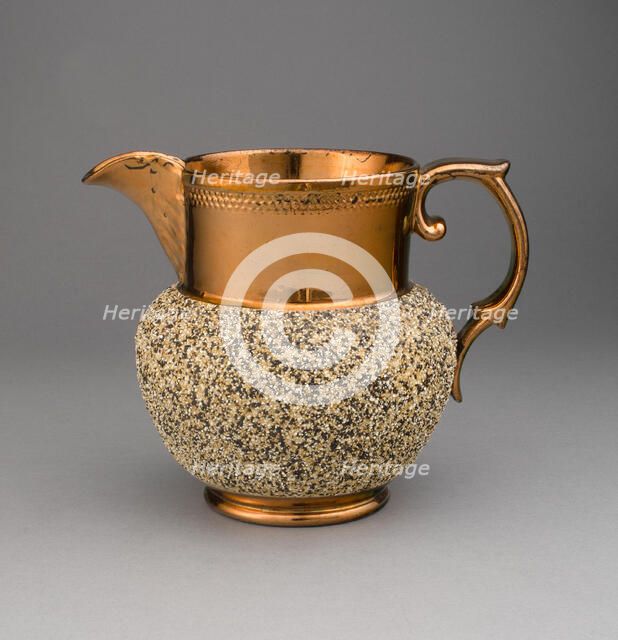 Pitcher, Staffordshire, 1810/20. Creator: Staffordshire Potteries.