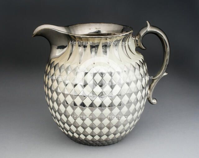 Pitcher, Staffordshire, 1810/20. Creator: Staffordshire Potteries.