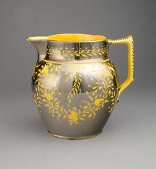 Pitcher, Staffordshire, 1810/20. Creator: Staffordshire Potteries