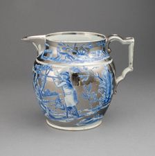 Pitcher, Staffordshire, 1810/20. Creator: Staffordshire Potteries