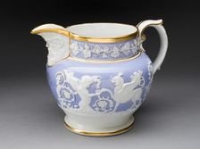 Pitcher, Staffordshire, c. 1840. Creator: Staffordshire Potteries