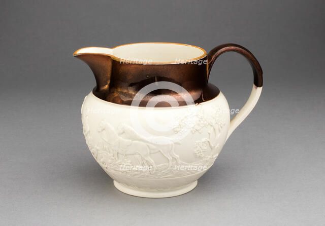 Pitcher, Staffordshire, c. 1830. Creator: Staffordshire Potteries.