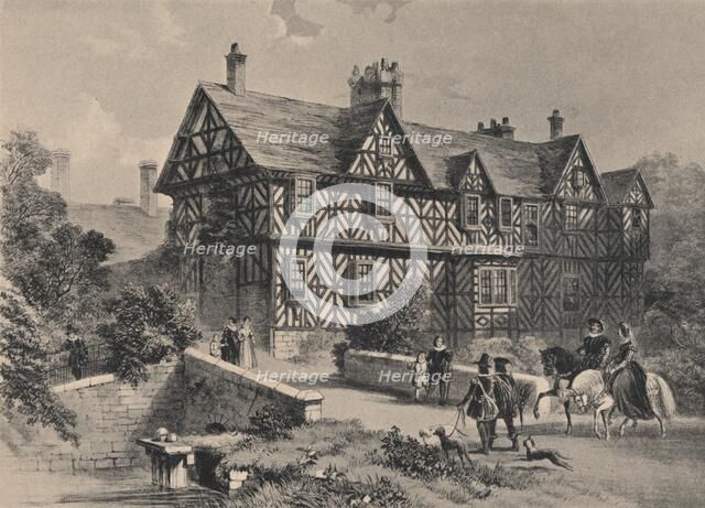 Pitchford Hall, Shropshire, 1915. Artist: Unknown.