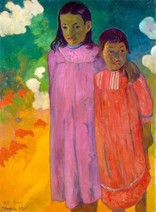 Piti Tiena (Two Sisters), 1892. Artist: Paul Gauguin