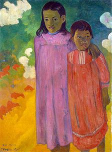 Piti Tiena (Two Sisters), 1892. Artist: Paul Gauguin