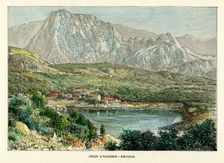 Piton d Enchein, Reunion, c1880.Artist: Taylor