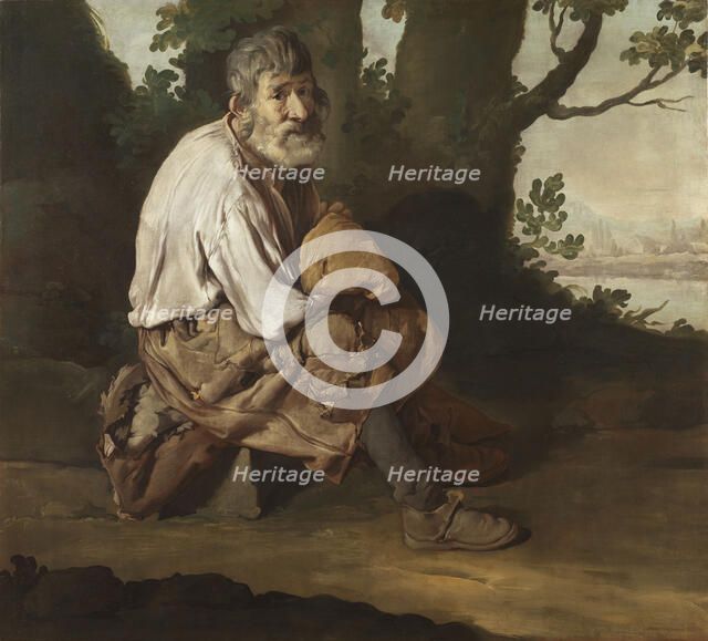 Pitocco seduto, ca 1730. Creator: Ceruti, Giacomo Antonio (1698-1767).