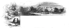 Pitmen encamped, (in Northumberland and Durham), 1844. Creator: Unknown