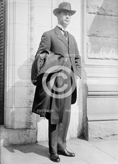Pittman, Key, Senator from Nevada, 1913 -, 1913. Creator: Harris & Ewing.