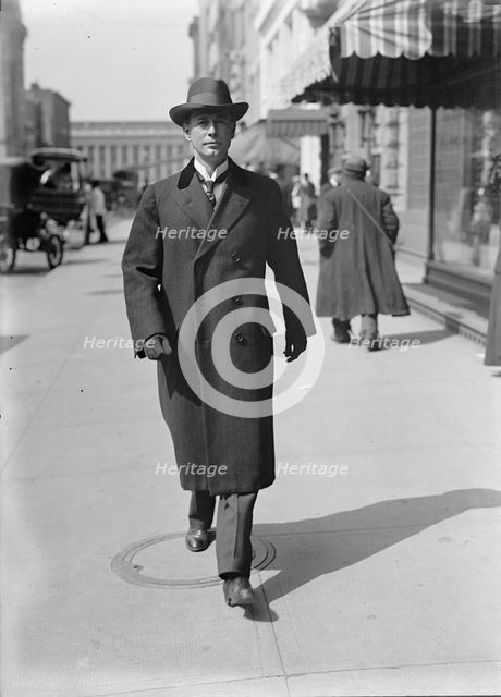 Pittman, Key, Senator from Nevada, 1913-, 1913. Creator: Harris & Ewing.