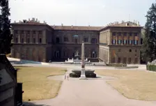 Pitti Palace and the Boboli Gardens in August, Florence, Italy, c20th century