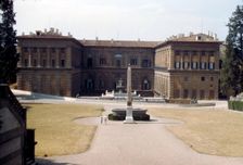 Pitti Palace and the Boboli Gardens in August, Florence, Italy, c20th century