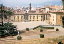 Pitti Palace and the Boboli Gardens in August, Florence, Italy, c20th century