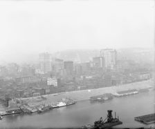 Pittsburg[h] from Mt. Washington, c1903. Creator: Unknown