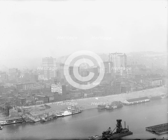 Pittsburg[h] from Mt. Washington, c1903. Creator: Unknown.