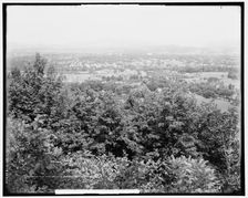 Pittsfield and Greylock Mountain from the country club, Mass., between 1900 and 1915. Creator: Unknown