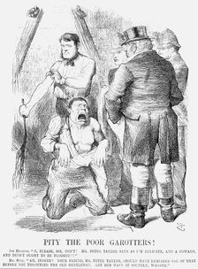 Pity the Poor Garotters! 1872. Creator: Unknown