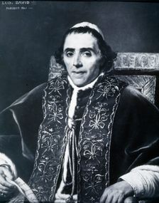 Pius VII, secular name Barnaba Niccolò Maria Luigi Chiaramonti (1742 - 1823), Pope from 1800 to 1823 Creator: Unknown