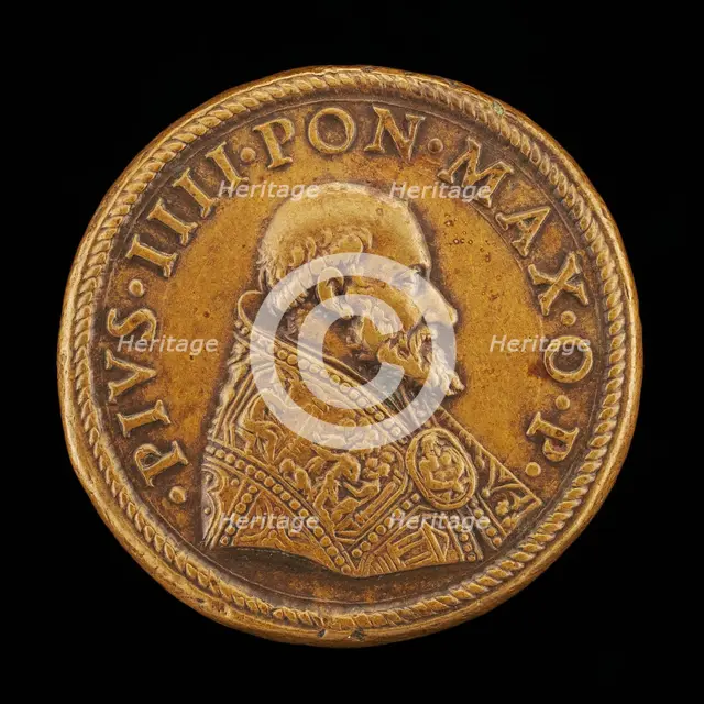 Pius IV (Giovanni Angelo de' Medici, 1499-1565), Pope 1559 [obverse], 1561. Creator: Gian Federigo Bonzagna.