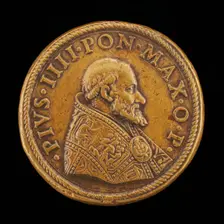 Pius IV (Giovanni Angelo de Medici, 1499-1565), Pope 1559 [obverse], 1561. Creator: Gian Federigo Bonzagna