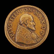 Pius IV (Giovanni Angelo de Medici, 1499-1565), Pope 1559 [obverse], 1561. Creator: Gian Federigo Bonzagna