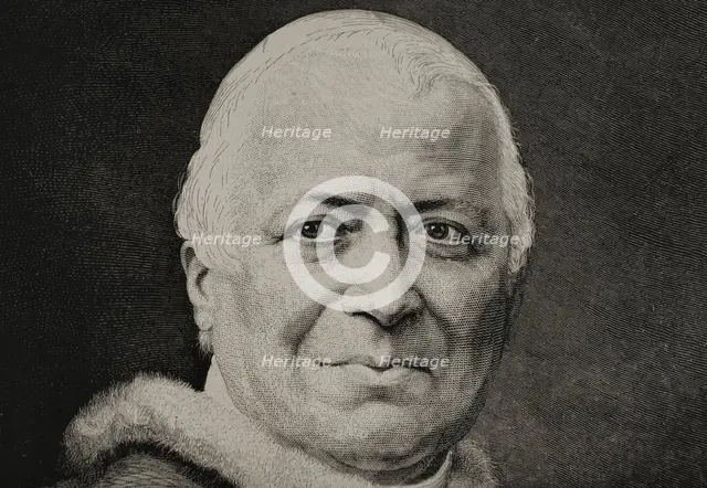 Pius IX, Italian pope, 1878.  Creator: Unknown.