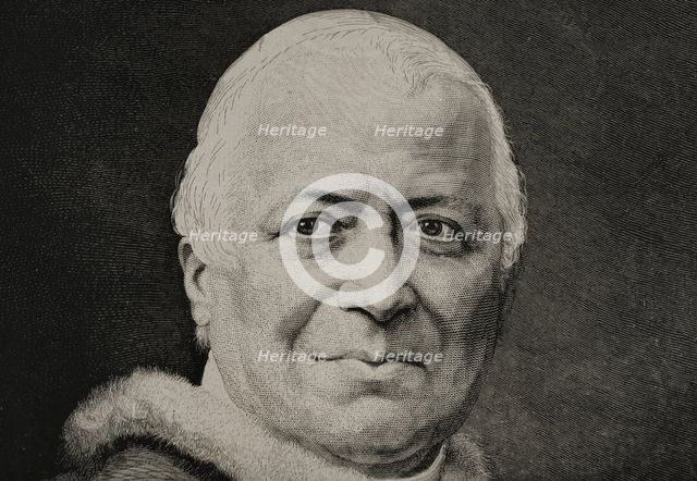 Pius IX, Italian pope, 1878.  Creator: Unknown.