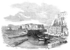 Pizzofalcone and Castello dell'Uovo, at Naples, 1857. Creator: Unknown