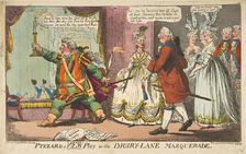 Pizzaro a New Play or the Drury-Lane Masquerade, June 11, 1799. Creator: Unknown