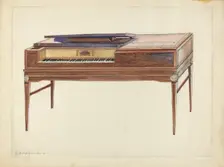 Piano, 1935/1942. Creator: George Loughridge