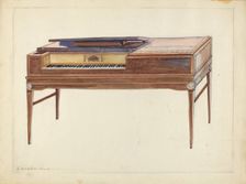 Piano, 1935/1942. Creator: George Loughridge