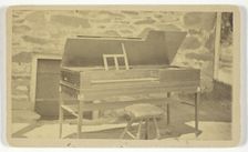 Piano at Washington's Headquarters (Newburgh, New York) ,19th century. Creator: Remillard