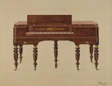 Piano, c. 1936. Creator: Ferdinand Cartier