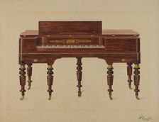 Piano, c. 1936. Creator: Ferdinand Cartier