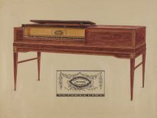 Piano, c. 1936. Creator: Florence Choate