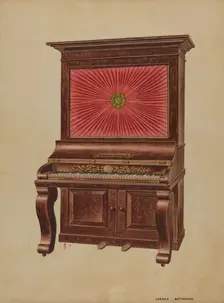 Piano, c. 1936. Creator: Lorenz Rothkrantz