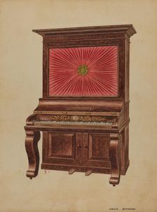 Piano, c. 1936. Creator: Lorenz Rothkrantz