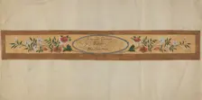 Piano Decoration, c. 1936. Creator: Eva Wilson