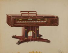 Piano Forte, c. 1936. Creator: Ferdinand Cartier