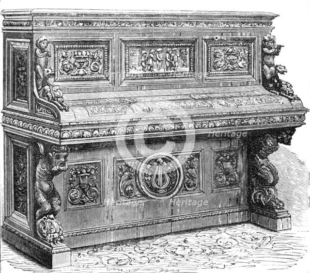 Pianoforte for Peninsular and Oriental steam-ship Paramatta, 1883. Creator: Unknown.