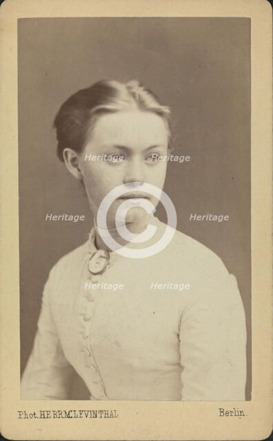 Pianist and composer Agathe Backer Grøndahl (1847-1907). Creator: Photo studio Herrmann Levinthal, Berlin  .