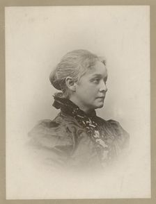 Pianist and composer Agathe Backer Grøndahl (1847-1907). Creator: Szacinski de Ravics, Ludwik (1844-1894)